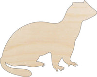 Otter Wood Craft Shape – Laser Cut Baltic Birch Unfinished DIY Wood Art Supplies ANML38 - The Wood Shape Store