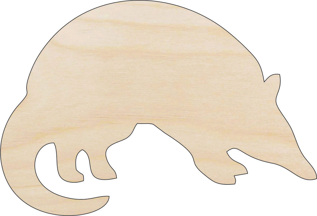 Armadillo - Laser Cut Out Unfinished Wood Craft Shape ANML3