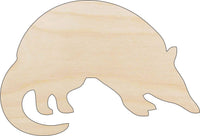 Armadillo Wood Craft Shape – Laser Cut Baltic Birch Unfinished DIY Wood Art Supplies ANML3 - The Wood Shape Store