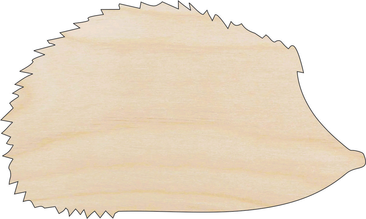 Hedgehog - Laser Cut Out Unfinished Wood Craft Shape ANML47 Hedgehog - Laser Cut Out Unfinished Wood Craft Shape ANML47