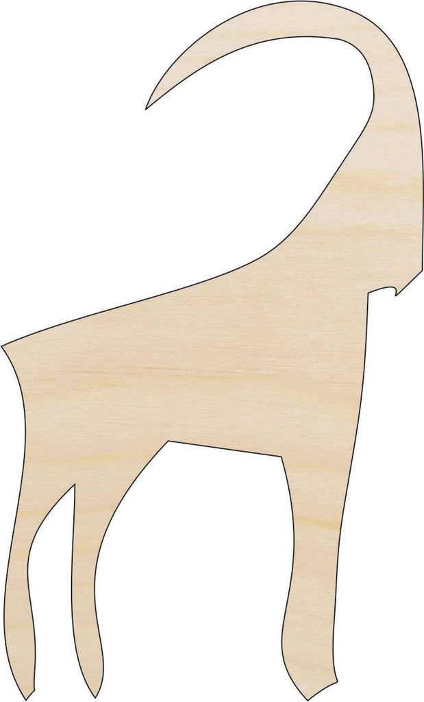 Goat  - Laser Cut Out Unfinished Wood Craft Shape ANML56