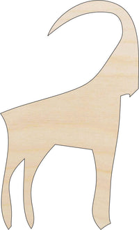 Goat Wood Craft Shape – Laser Cut Baltic Birch Unfinished DIY Wood Art Supplies ANML56 - The Wood Shape Store