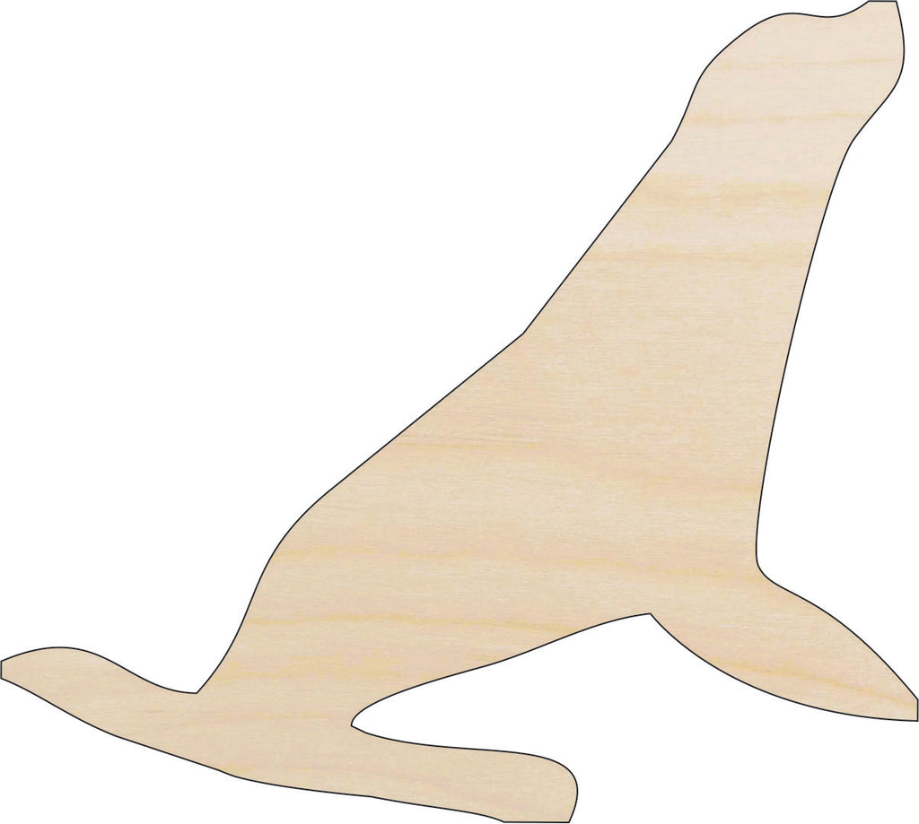 Seal - Laser Cut Wood Shape ANML59