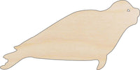 Seal Wood Craft Shape – Laser Cut Baltic Birch Unfinished DIY Wood Art Supplies ANML66 - The Wood Shape Store