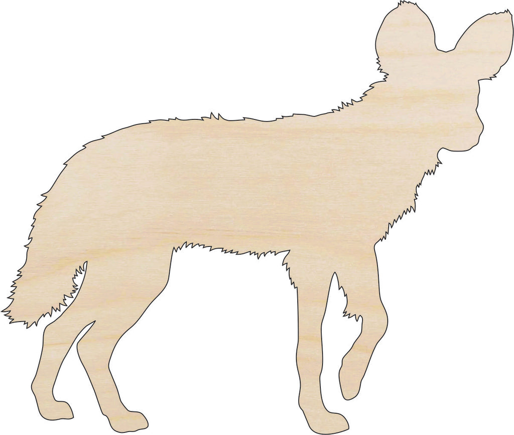 Coyote - Laser Cut Out Unfinished Wood Craft Shape ANML75