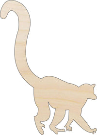 Lemur Wood Craft Shape – Laser Cut Baltic Birch Unfinished DIY Wood Art Supplies ANML83 - The Wood Shape Store