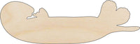 Otter Wood Craft Shape – Laser Cut Baltic Birch Unfinished DIY Wood Art Supplies ANML85 - The Wood Shape Store