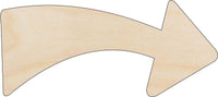 Arrow Wood Craft Shape – Laser Cut Baltic Birch Unfinished DIY Wood Art Supplies ARW12 - The Wood Shape Store
