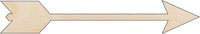 Arrow Wood Craft Shape – Laser Cut Baltic Birch Unfinished DIY Wood Art Supplies ARW14 - The Wood Shape Store