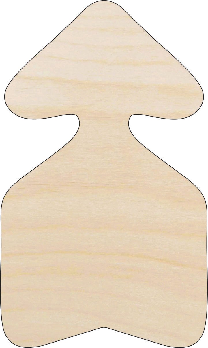Arrow Wood Craft Shape – Laser Cut Baltic Birch Unfinished DIY Wood Art Supplies ARW19 - The Wood Shape Store