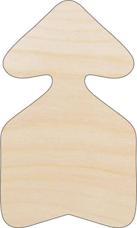 Arrow Wood Craft Shape – Laser Cut Baltic Birch Unfinished DIY Wood Art Supplies ARW19 - The Wood Shape Store