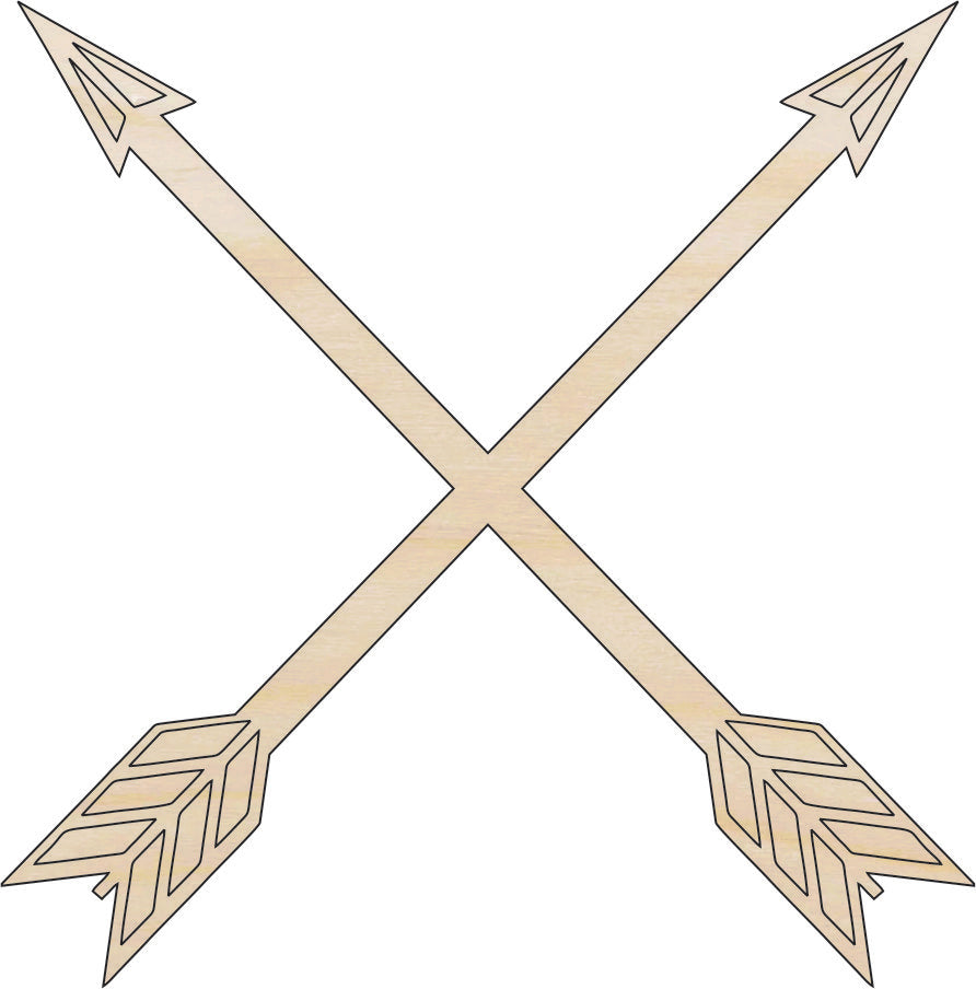 Arrow  - Laser Cut Out Unfinished Wood Craft Shape ARW21