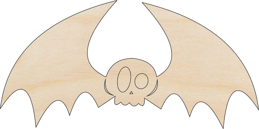 Bat - Laser Cut Out Unfinished Wood Craft Shape BAT16