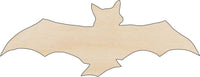 Flying Bat Wood Craft Shape – Laser Cut Baltic Birch Unfinished DIY Wood Art Supplies BAT17 - The Wood Shape Store