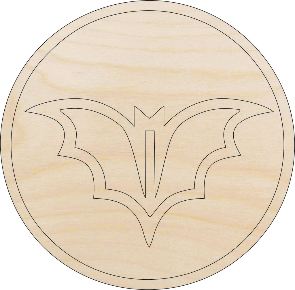 Bat  - Laser Cut Out Unfinished Wood Craft Shape BAT19