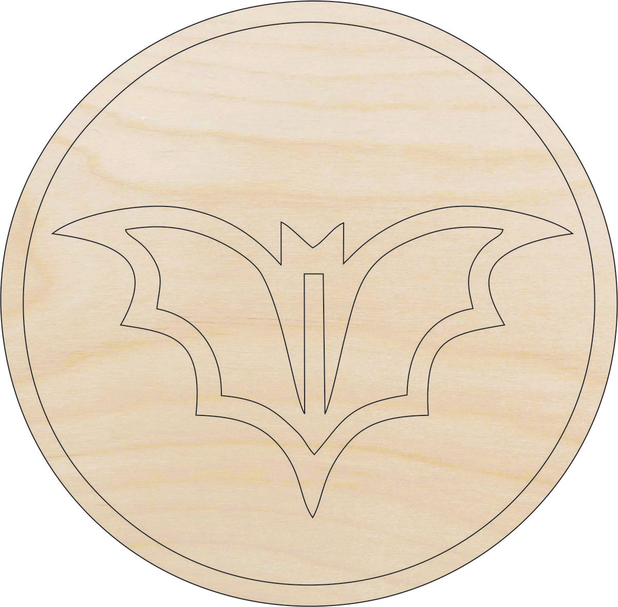 Bat - Laser Cut Out Unfinished Wood Craft Shape BAT19 Bat - Laser Cut Out Unfinished Wood Craft Shape BAT19