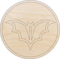 Bat Wood Craft Shape – Laser Cut Baltic Birch Unfinished DIY Wood Art Supplies BAT19 - The Wood Shape Store