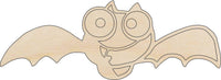Flying Bat Wood Craft Shape – Laser Cut Baltic Birch Unfinished DIY Wood Art Supplies BAT3 - The Wood Shape Store