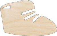Baby Bootie Wood Craft Shape – Laser Cut Baltic Birch Unfinished DIY Wood Art Supplies BBY4 - The Wood Shape Store