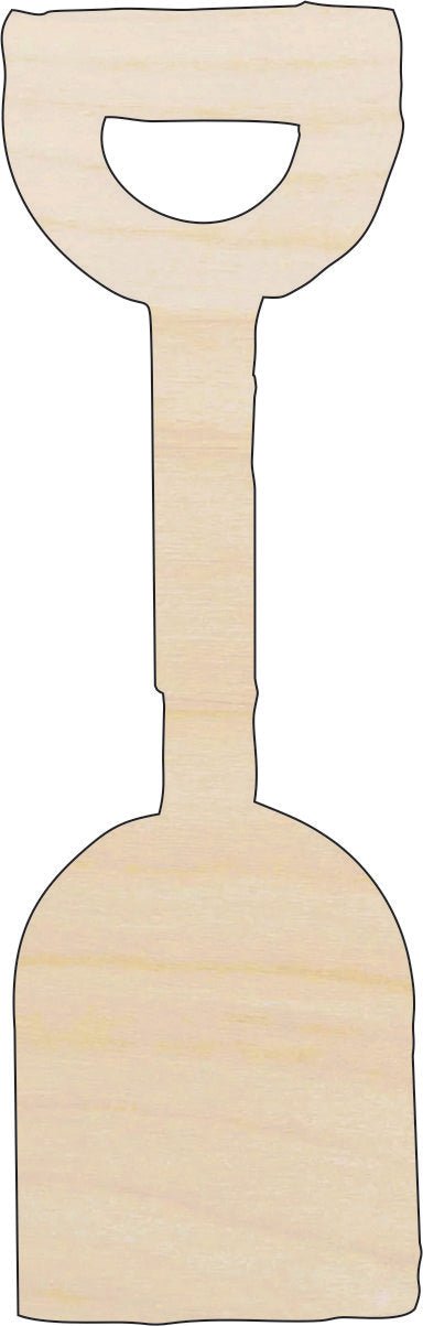 Beach Shovel Wood Craft Shape – Laser Cut Baltic Birch Unfinished DIY Wood Art Supplies BCH3 - The Wood Shape Store