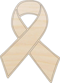 Ribbon Badge Wood Craft Shape – Laser Cut Baltic Birch Unfinished DIY Wood Art Supplies BDG3 - The Wood Shape Store