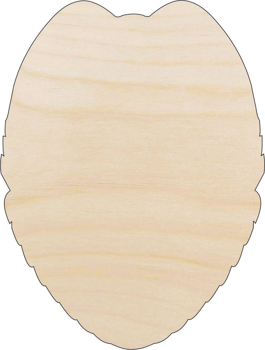 Badge Wood Craft Shape – Laser Cut Baltic Birch Unfinished DIY Wood Art Supplies BDG6 - The Wood Shape Store