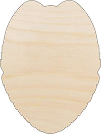 Badge Wood Craft Shape – Laser Cut Baltic Birch Unfinished DIY Wood Art Supplies BDG6 - The Wood Shape Store