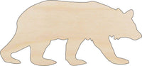 Bear Wood Craft Shape – Laser Cut Baltic Birch Unfinished DIY Wood Art Supplies BER31 - The Wood Shape Store