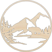Bear Wood Craft Shape – Laser Cut Baltic Birch Unfinished DIY Wood Art Supplies BER64 - The Wood Shape Store
