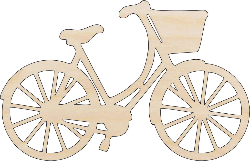 Bicycle - Laser Cut Out Unfinished Wood Craft Shape BIK12