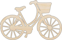 Bicycle Wood Craft Shape – Laser Cut Baltic Birch Unfinished DIY Wood Art Supplies BIK12 - The Wood Shape Store