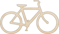 Bicycle Wood Craft Shape – Laser Cut Baltic Birch Unfinished DIY Wood Art Supplies BIK9 - The Wood Shape Store