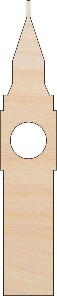Tower Wood Craft Shape - Laser Cut Baltic Birch Unfinished DIY Wood Art Supplies BLD105 - The Wood Shape Store