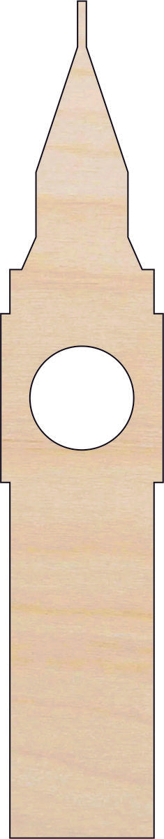 Building Tower - Laser Cut Out Unfinished Wood Craft Shape BLD105 Building Tower - Laser Cut Out Unfinished Wood Craft Shape BLD105