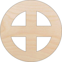 Window Wood Craft Shape - Laser Cut Baltic Birch Unfinished DIY Wood Art Supplies BLD115 - The Wood Shape Store