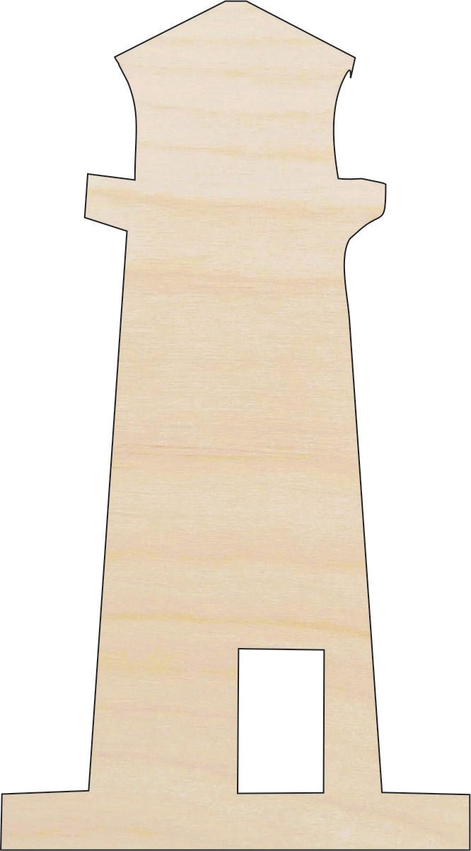 Lighthouse Wood Craft Shape - Laser Cut Baltic Birch Unfinished DIY Wood Art Supplies BLD11 - The Wood Shape Store