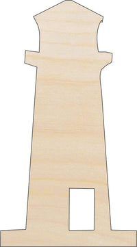 Lighthouse Wood Craft Shape - Laser Cut Baltic Birch Unfinished DIY Wood Art Supplies BLD11 - The Wood Shape Store