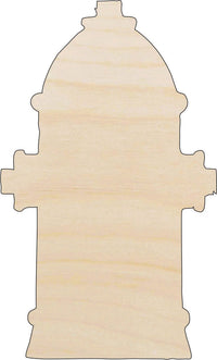 Fire Hydrant Wood Craft Shape - Laser Cut Baltic Birch Unfinished DIY Wood Art Supplies BLD12 - The Wood Shape Store