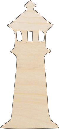 Lighthouse Wood Craft Shape – Laser Cut Baltic Birch Unfinished DIY Wood Art Supplies BLD57 - The Wood Shape Store