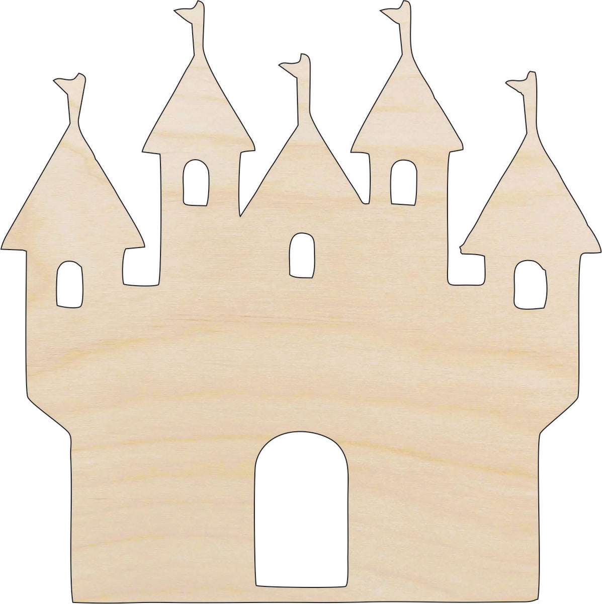 Castle - Laser Cut Wood Shape BLD59 – The Wood Shape Store