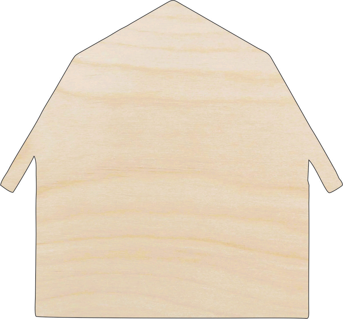 Building Barn - Laser Cut Out Unfinished Wood Craft Shape BLD71 Building Barn - Laser Cut Out Unfinished Wood Craft Shape BLD71