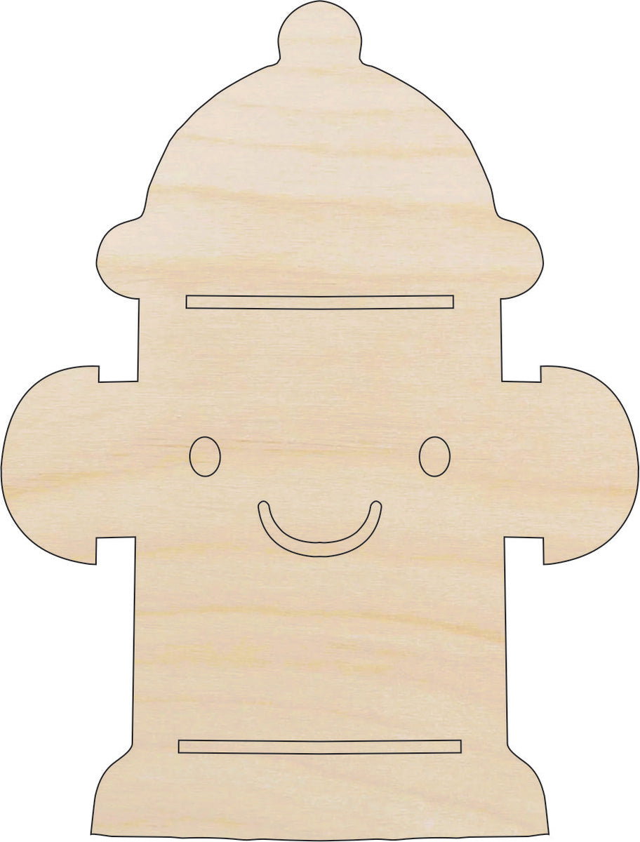 Building Fire Hydrant - Laser Cut Out Unfinished Wood Craft Shape BLD80 Building Fire Hydrant - Laser Cut Out Unfinished Wood Craft Shape BLD80