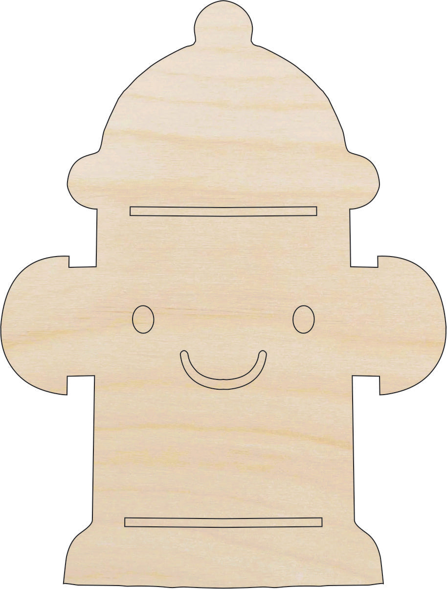 Building Fire Hydrant - Laser Cut Out Unfinished Wood Craft Shape BLD80 Building Fire Hydrant - Laser Cut Out Unfinished Wood Craft Shape BLD80