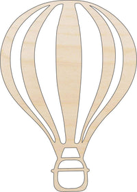 Hot Air Balloon Wood Craft Shape - Laser Cut Baltic Birch Unfinished DIY Wood Art Supplies BLN1 - The Wood Shape Store