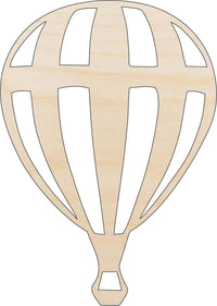 Balloon - Wood Craft Shape - Laser Cut Baltic Birch Unfinished DIY Wood Art Supplies BLN2 - The Wood Shape Store