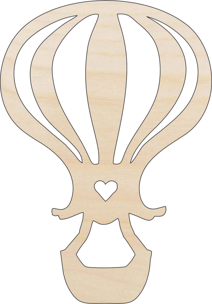 Balloon - Laser Cut Out Unfinished Wood Craft Shape BLN3