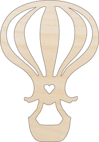 Balloon Wood Craft Shape - Laser Cut Baltic Birch Unfinished DIY Wood Art Supplies BLN3 - The Wood Shape Store