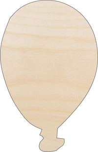 Balloon Wood Craft Shape - Laser Cut Baltic Birch Unfinished DIY Wood Art Supplies BLN7 - The Wood Shape Store