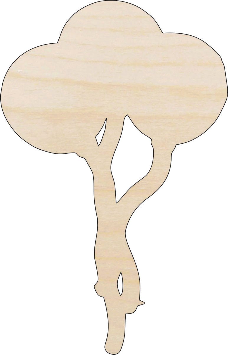 Balloon Wood Craft Shape - Laser Cut Baltic Birch Unfinished DIY Wood Art Supplies BLN9 - The Wood Shape Store