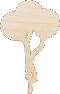Balloon Wood Craft Shape - Laser Cut Baltic Birch Unfinished DIY Wood Art Supplies BLN9 - The Wood Shape Store
